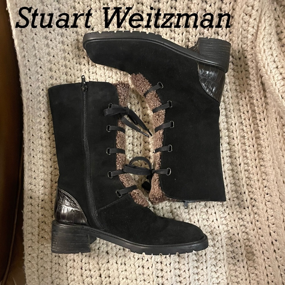 RARE AUTHENTIC Stuart Weitzman suede boots Size 6